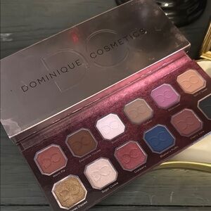 Dominique Cosmetics Gold and Pink Eyeshadow Palette
